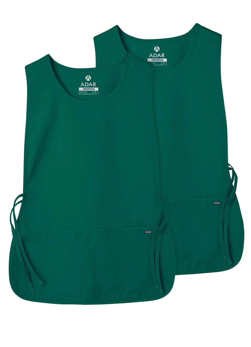 Adar Uniforms Universal Cobbler Apron 2 Pack - Unisex - 7022 - Hunter Green - R - Image 1